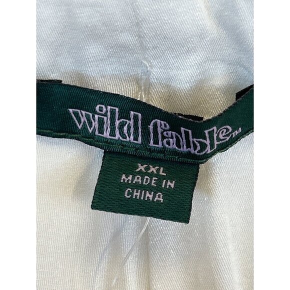 Wild Fable Women's Lined Shorts White Side Zip Flat Front Size XXL NWT - Picture 6 of 12